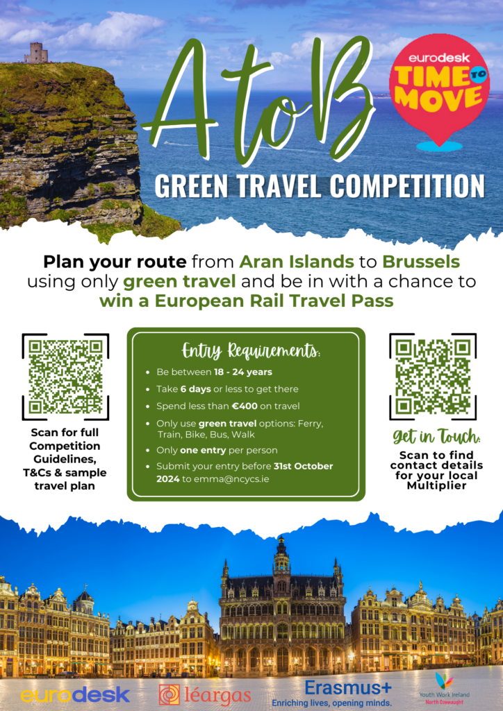 Eurodesk Ireland AtoB Competition Poster